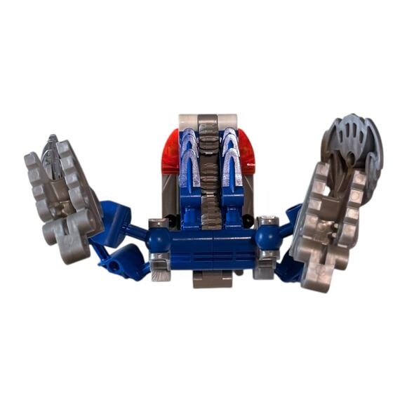 Vintage LEGO BIONICLE Gahlok-Kal Blue Orange 8578 Set with Canister Complete Set - Picture 6 of 11